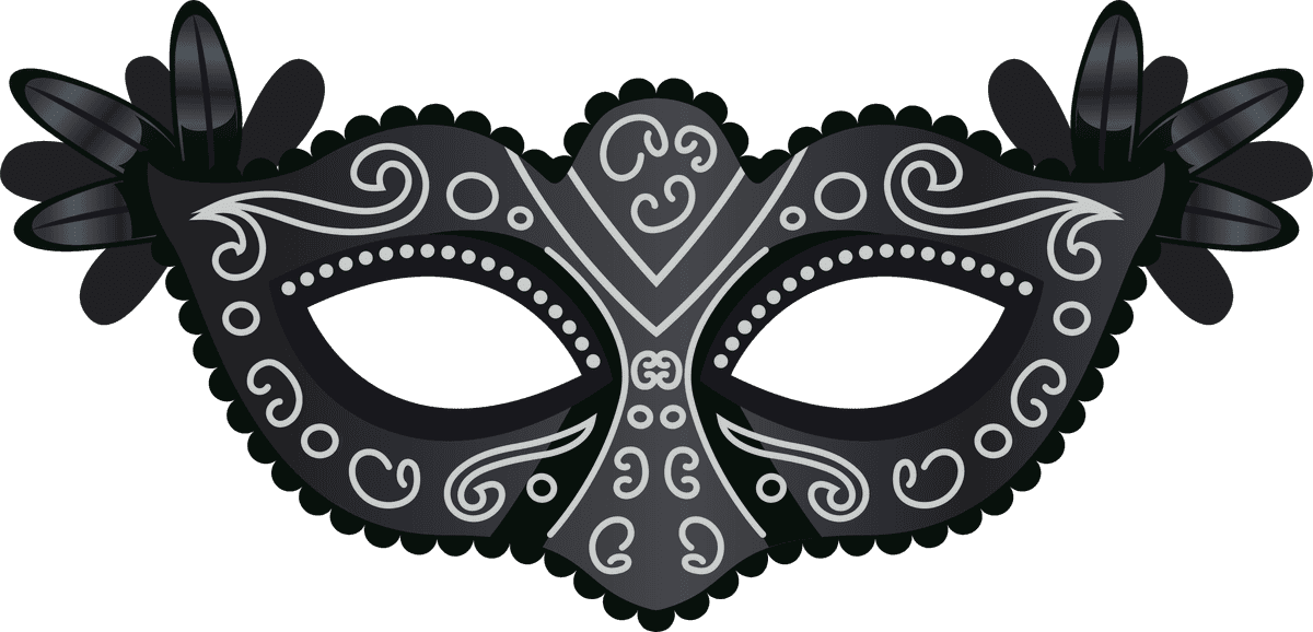 beautiful mask venetian carnival masks set