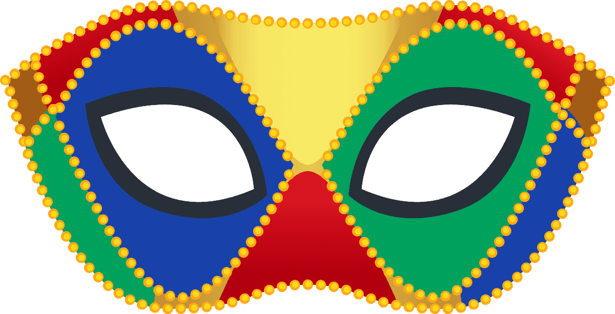 beautiful mask venetian carnival masks set