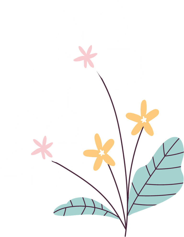 beautiful spring flower illustration with delicate petals and soft pastel colors for home decor