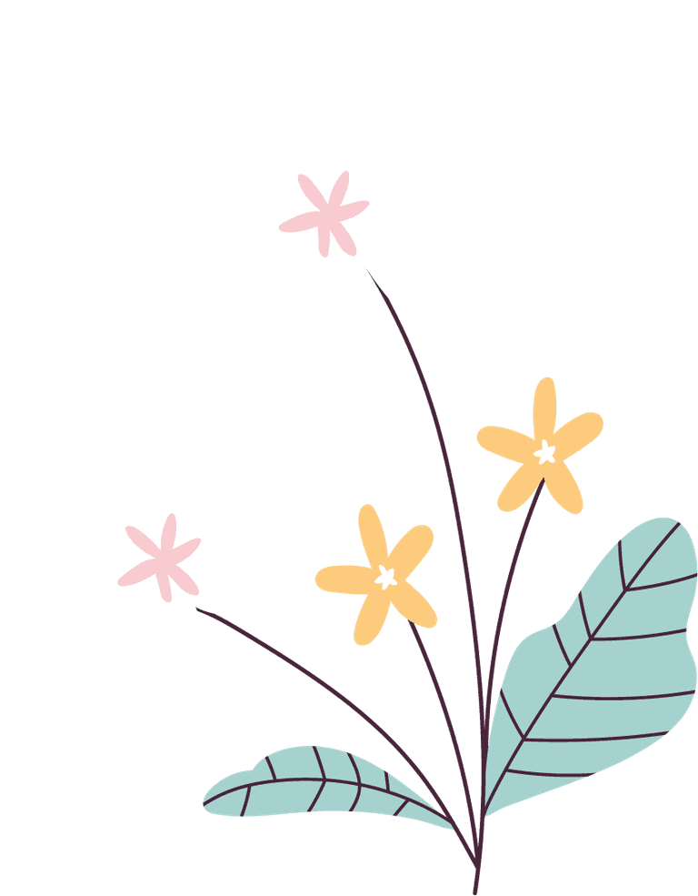 beautiful spring flower illustration