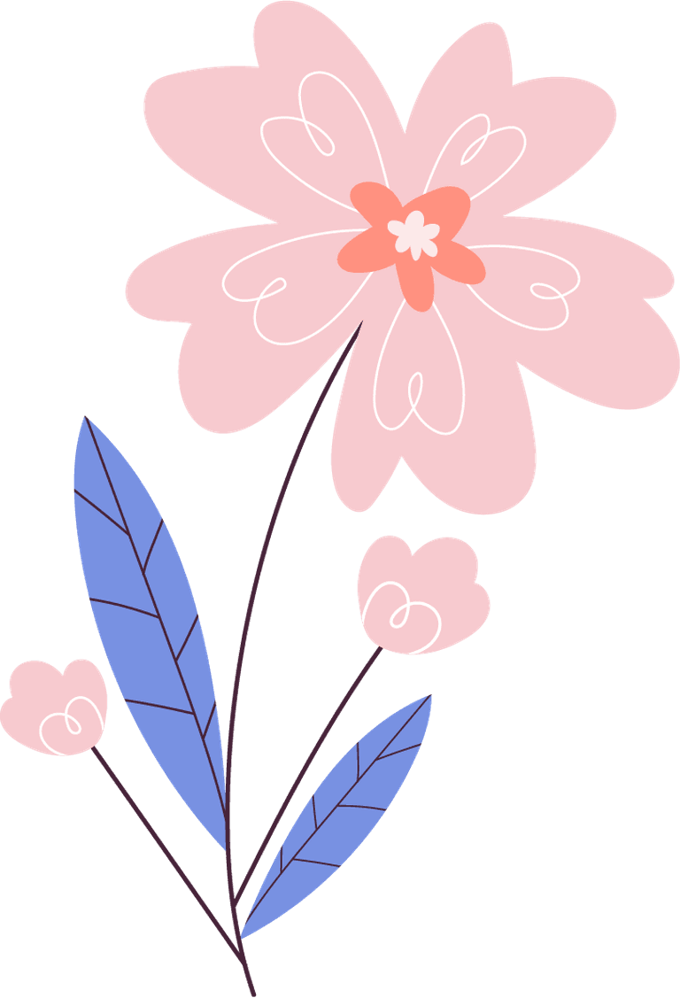beautiful spring flower illustration
