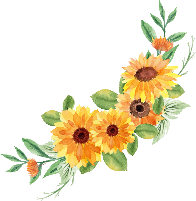 beautiful summer bouquet flowers with vibrant sunflowers and lush green leaves for joyful occasions