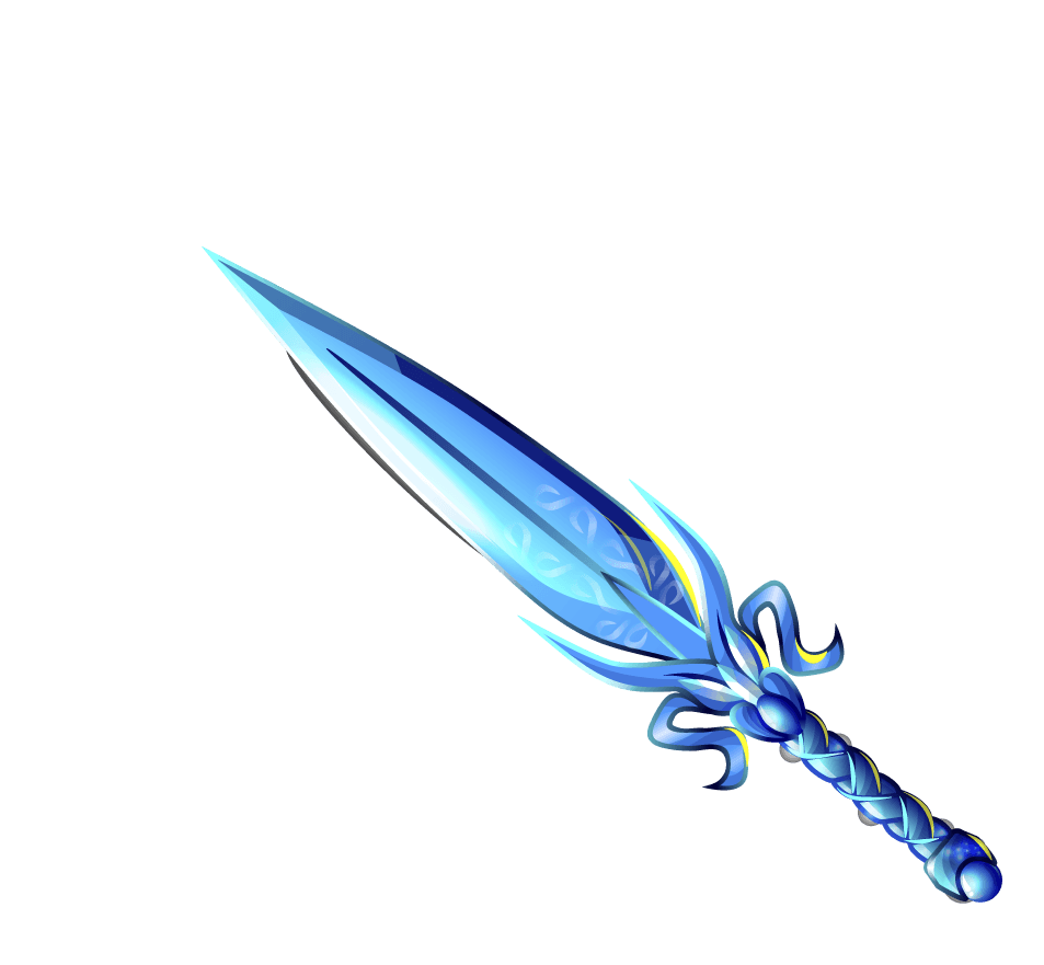 beautiful sword god cartoon game elements template with shield swords sabres daggers