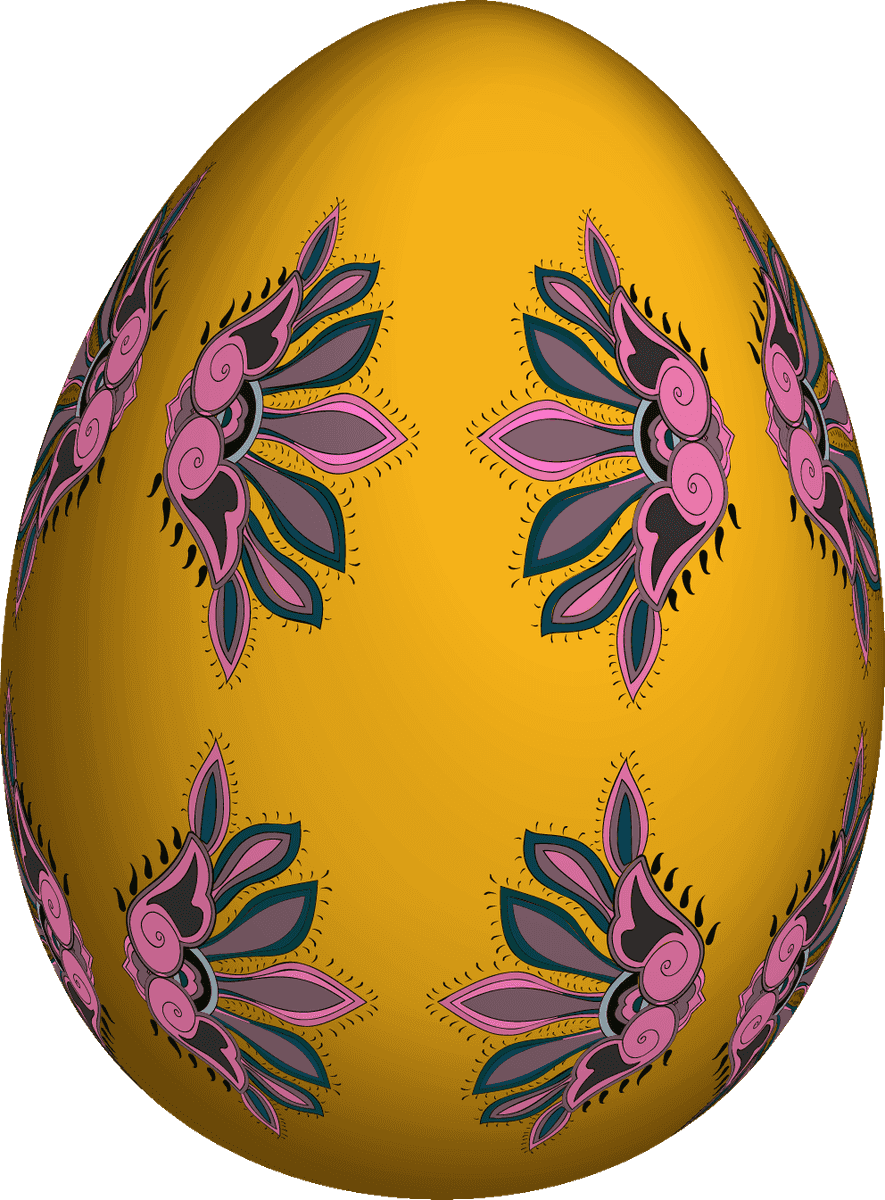 beautifully detailed painted egg veggtors for festive decorations and creative projects