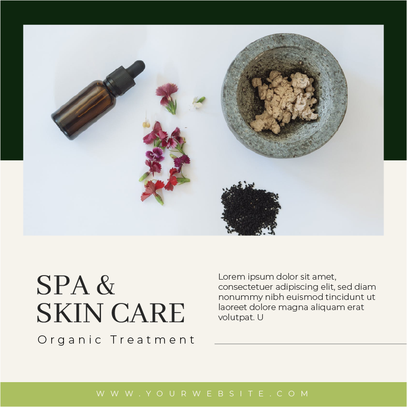 beauty salon discount and promotion instagram post template
