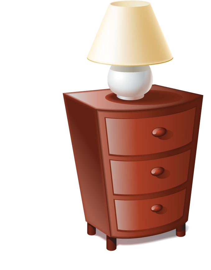 bedside cabinet furniture double vector for stylish home decor and functional storage solutions