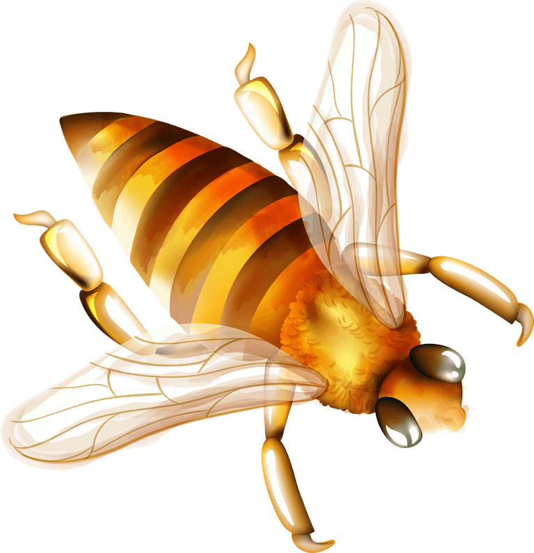 bee honey watercolor set with jar dipper bees honeycomb house bucket