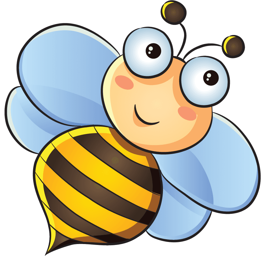 bee the lovely insect plant vector