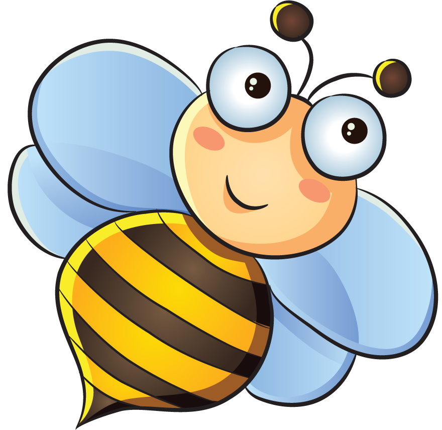 bee the lovely insect plant vector