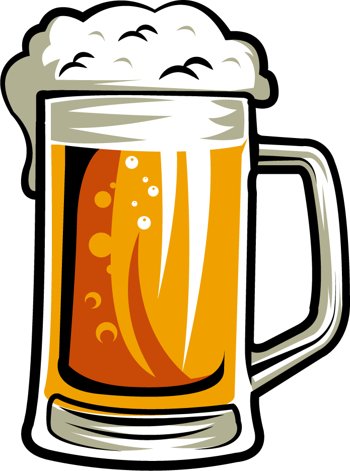beer elements vintage symbols sketch for retro brewery logos and cafe menus