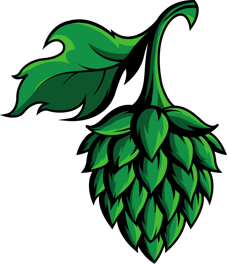vintage symbols sketch of beer elements with hop and leaf motifs for craft brewing