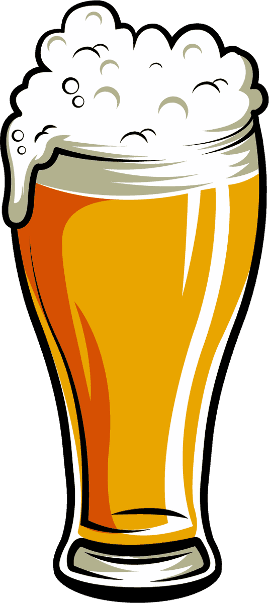 beer elements vintage symbols sketch featuring a frothy glass with amber liquid