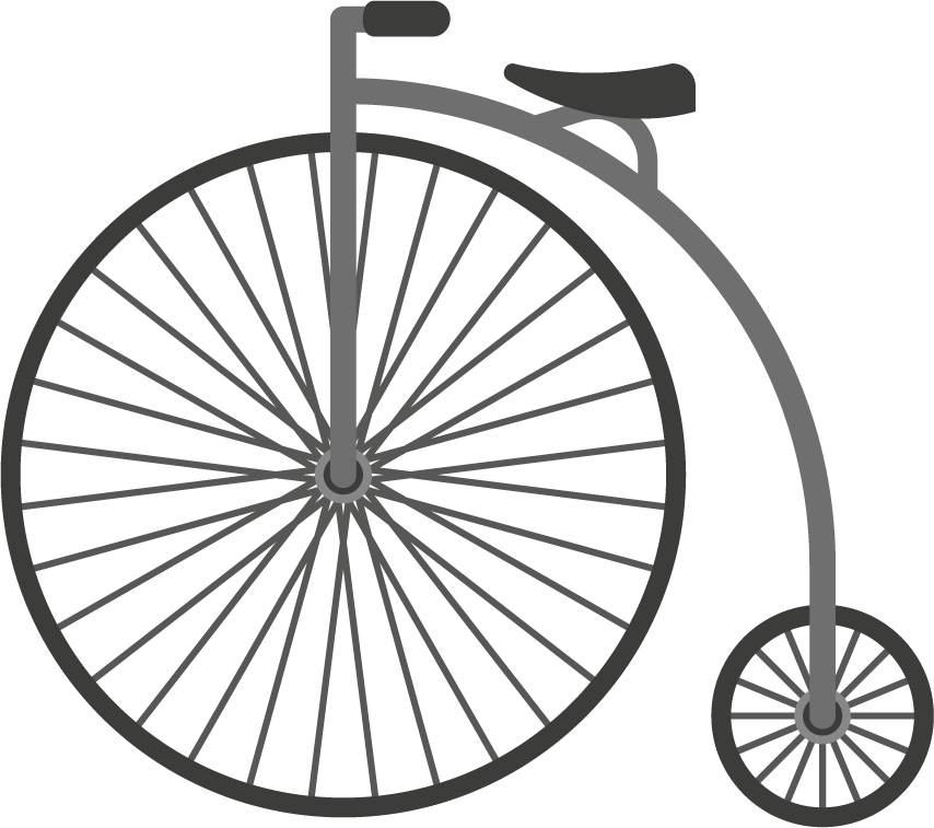 bicycle france icons set