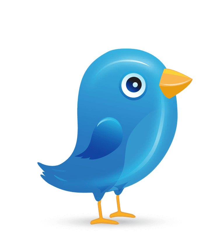 cute blue bird with arrow symbol for animal lovers and creative projects