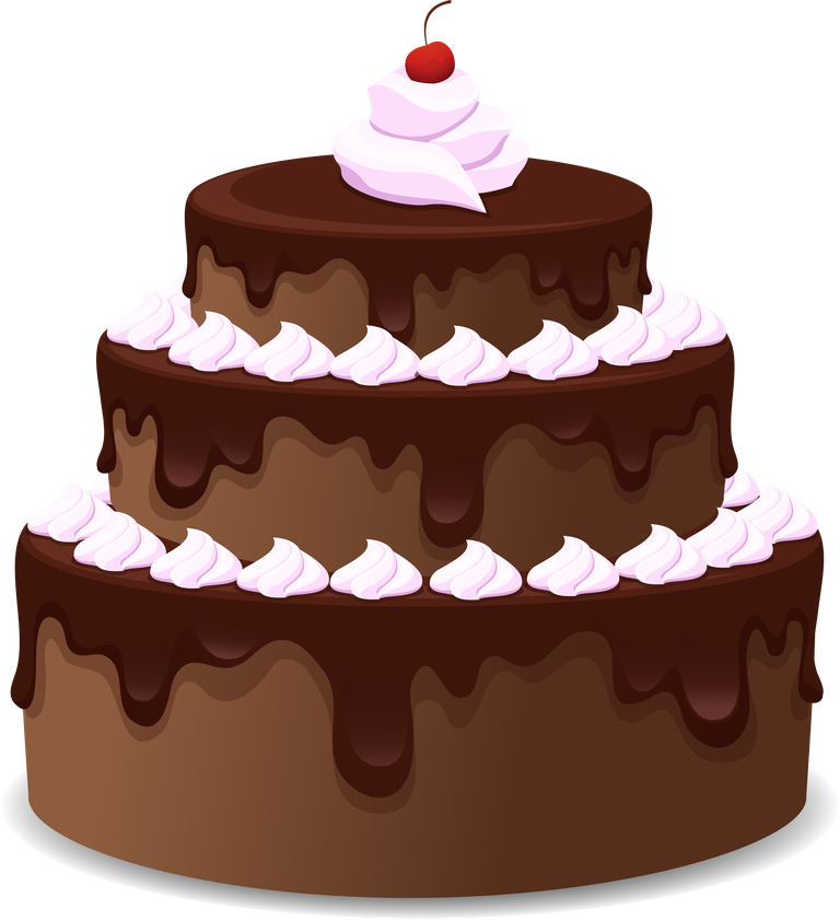 birthday cake delicious cakes illustration