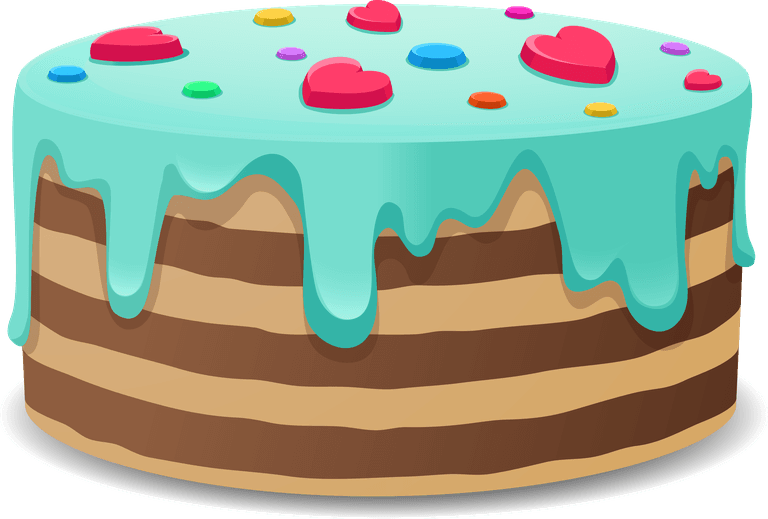 birthday cake delicious cakes illustration