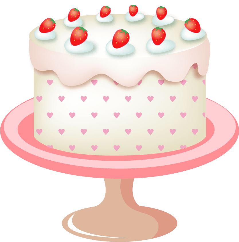 delightful birthday cake cakes topped with strawberries and whipped cream for celebrations