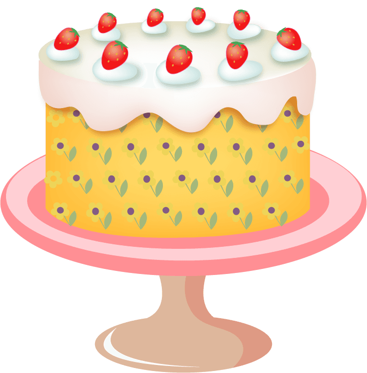 delicious birthday cake cakes topped with fresh strawberries and creamy icing for celebrations