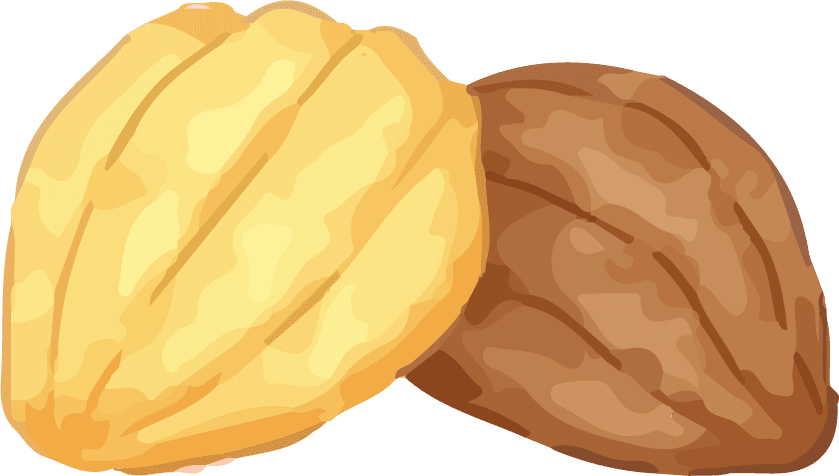 biscuit drawing smear watercolor vector