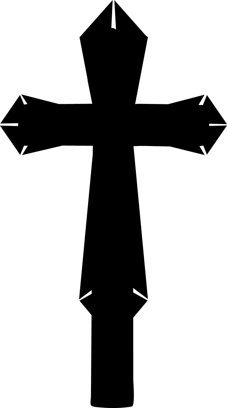 black bold cross symbols icon