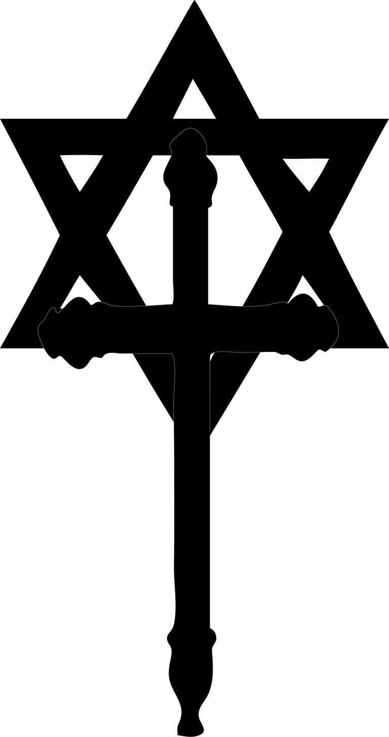 black isolated thin cross symbols