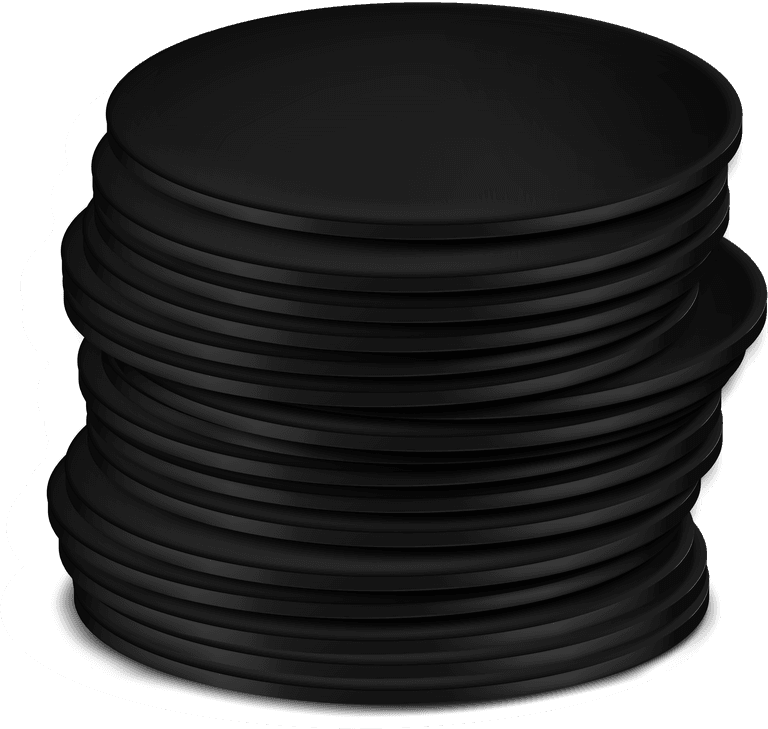 black plate coasters beer cups tankards blank cardboard mats mug square round shapes