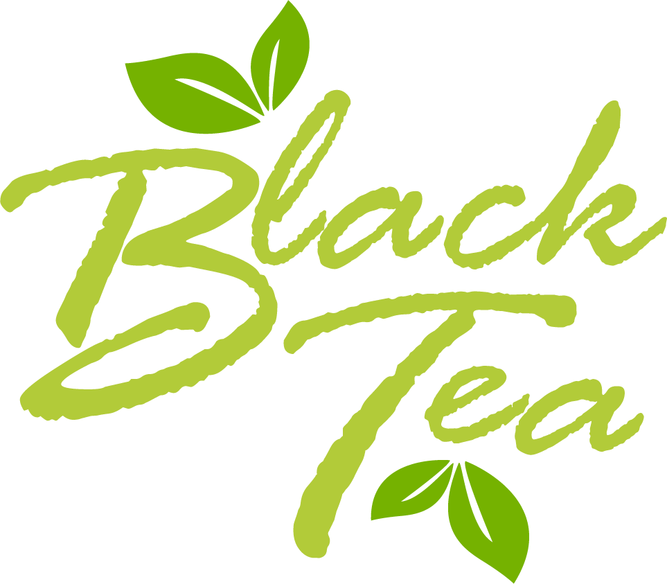 black tea brand identity sets dark green 