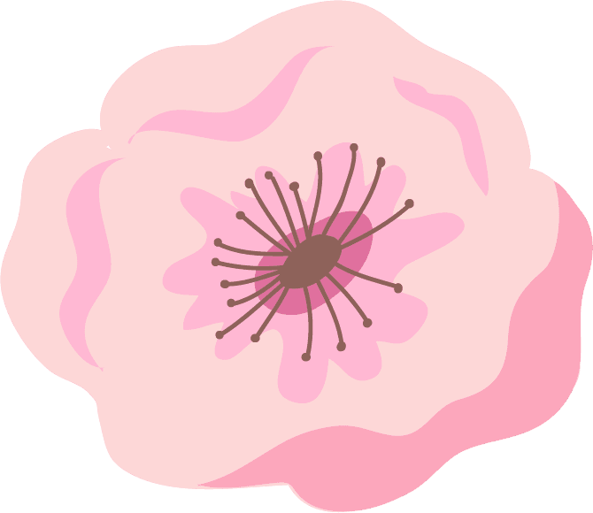 blooming sakura branches illustration for creating serene and elegant floral decor