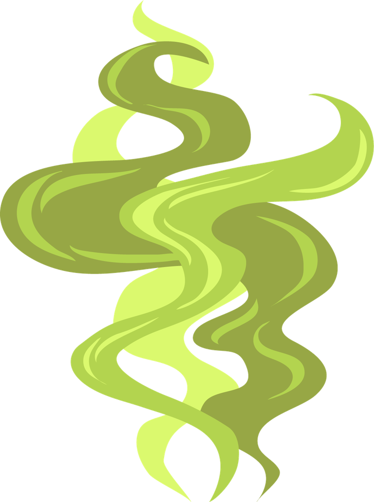 blue smoke smelling smoke icon kit