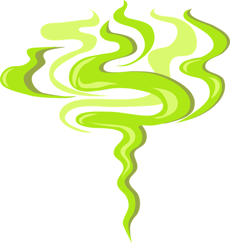 blue smoke smelling smoke icon kit