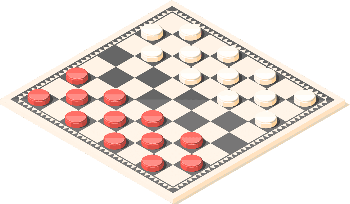 board games isometric icons for checkers and classic gameplay enjoyment