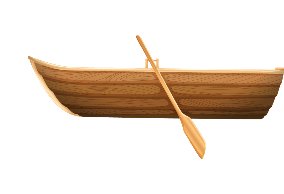 boat and ship on white background