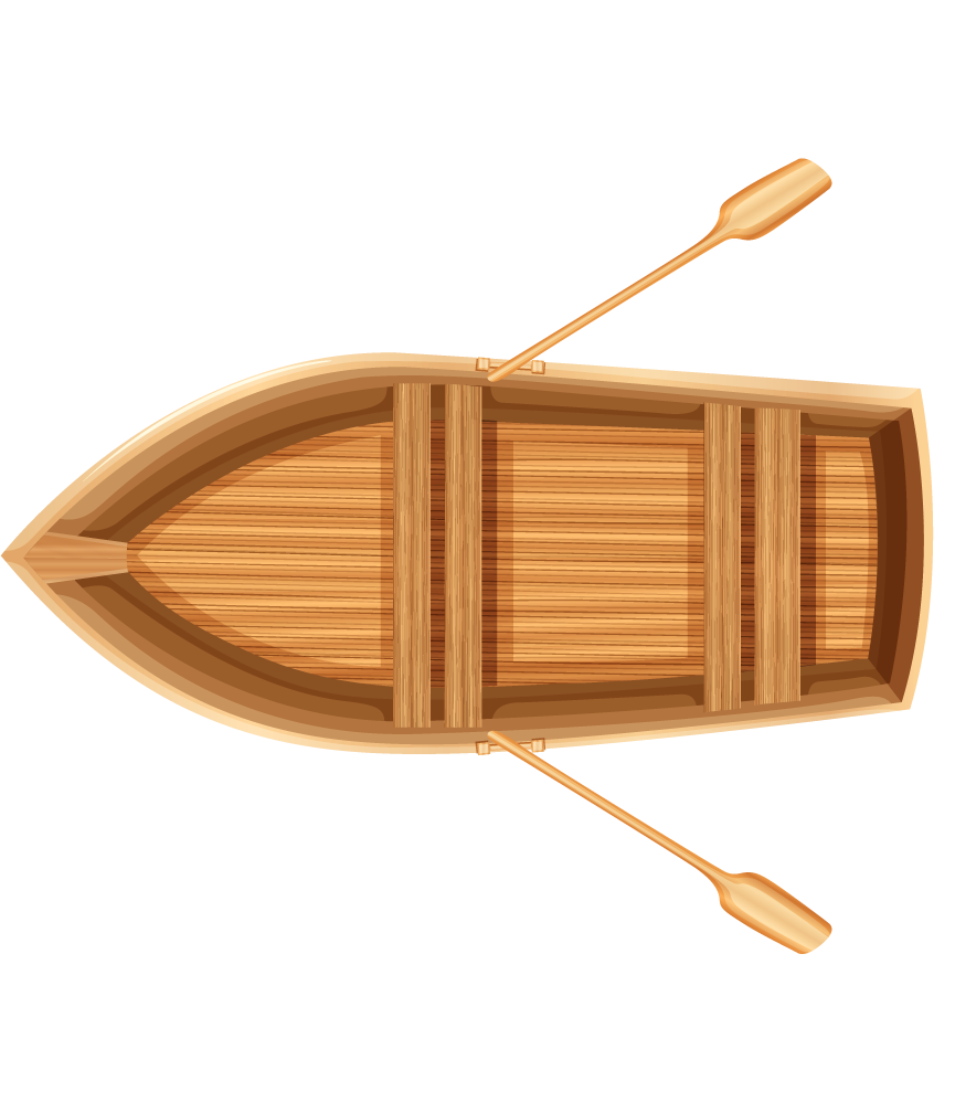 boat and ship on white background