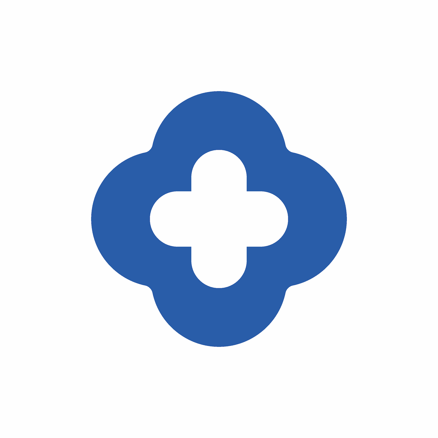 bold and playful clover style medical icon