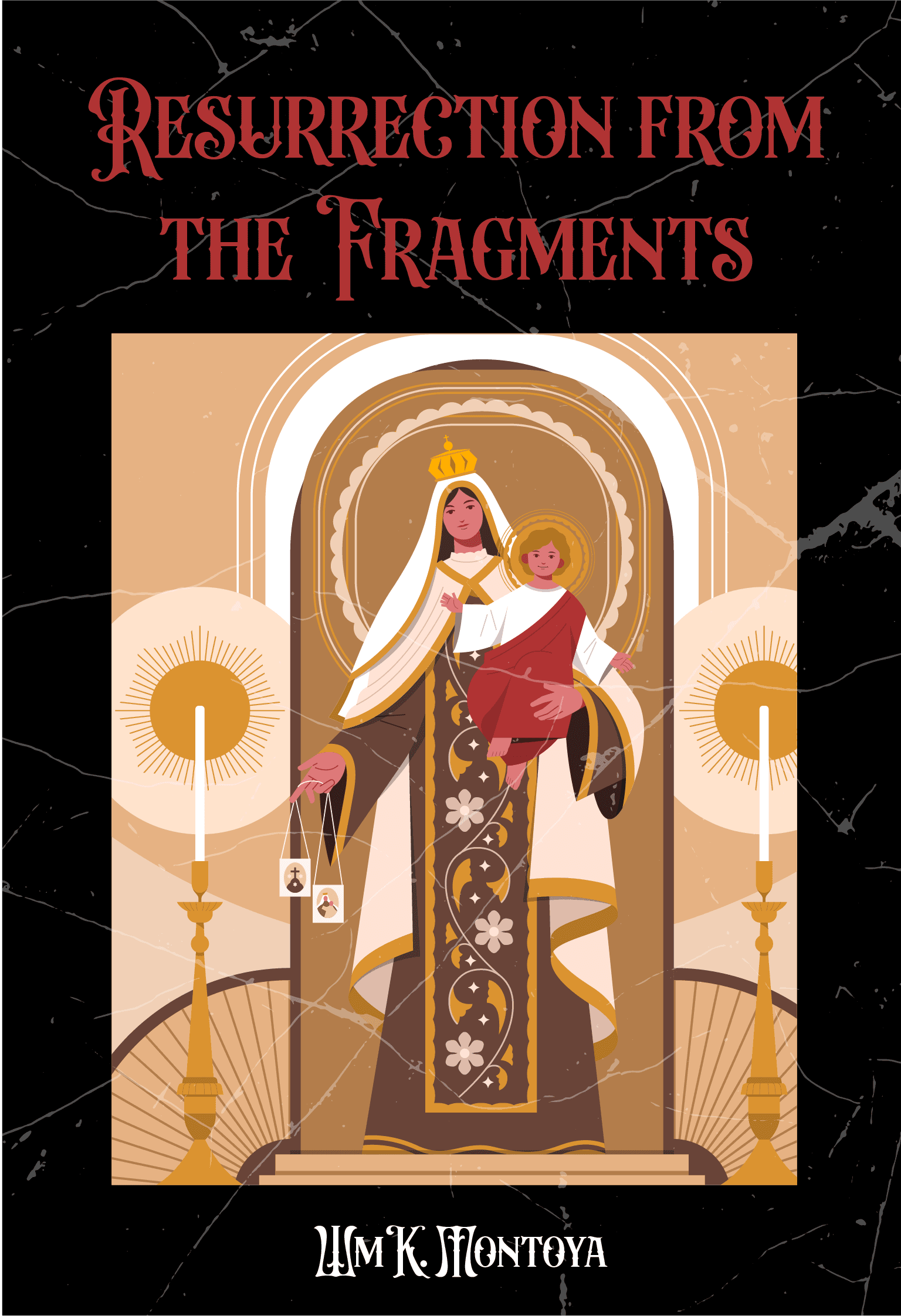 elegant book cover illustration featuring bold typography and modern abstract motifs for literary appeal