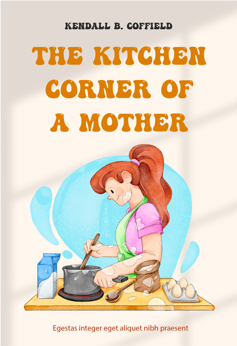 vintage food illustration for cookbook cover