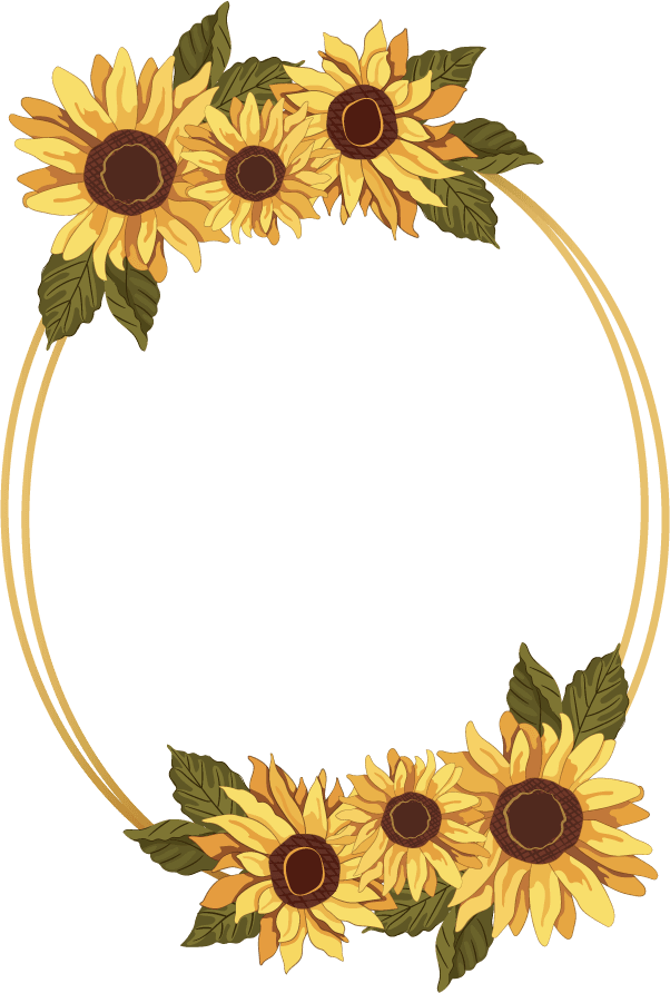 decorative floral frame border