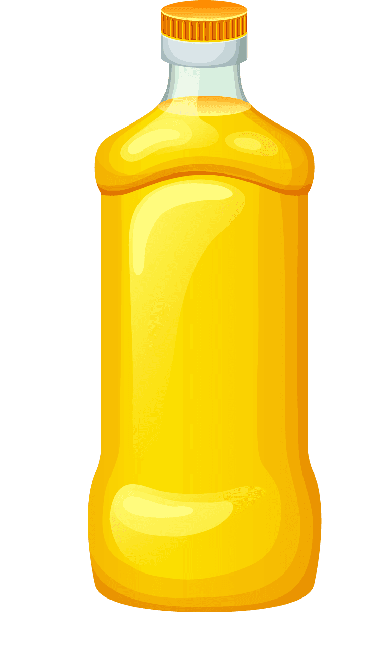 bottles with vegetable oils for cooking, flavoring, and healthy meal preparation