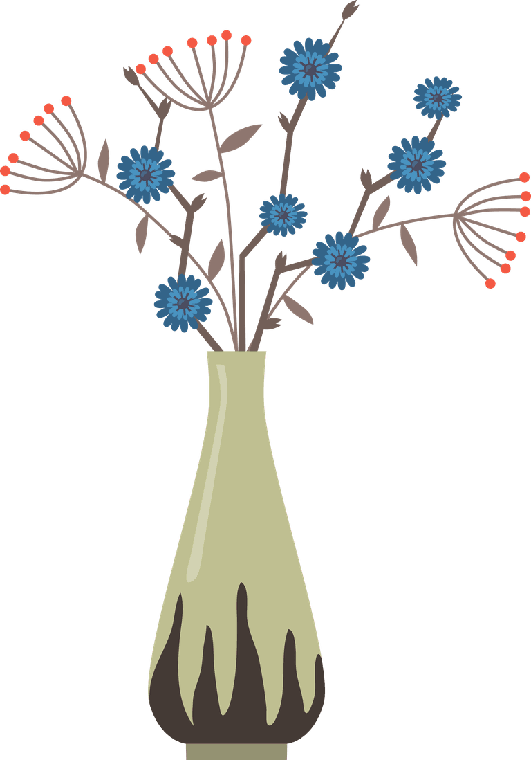 bouquet of flowers,flowers in vase,flower arrangements illustration