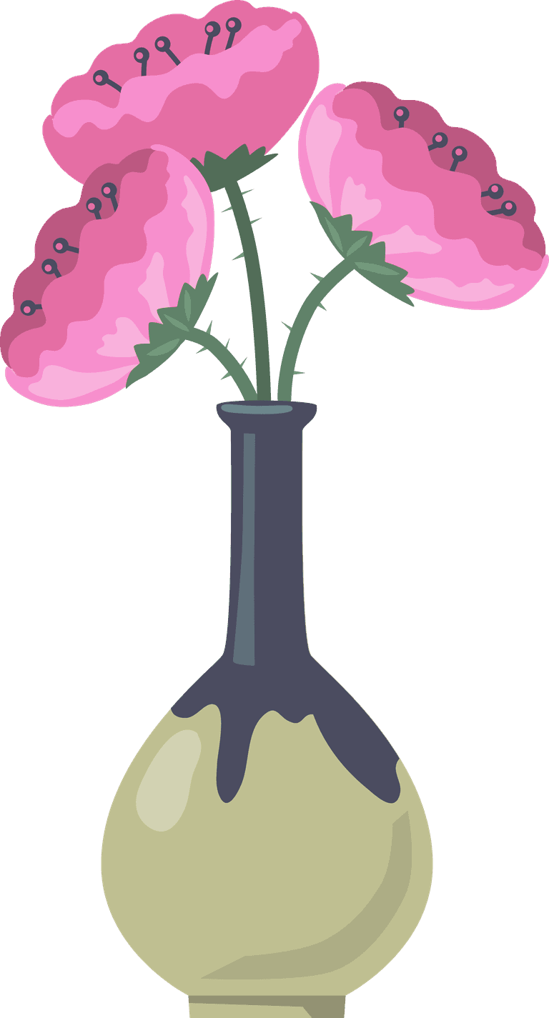 bouquet of flowers,flowers in vase,flower arrangements illustration
