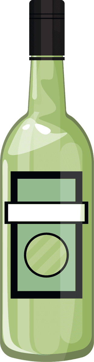 brandy bottles icons colored flat sketch