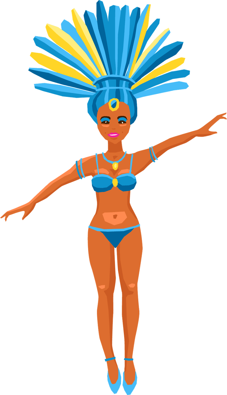 brazil carnival isolated icon featuring vibrant colors and stunning feather headdress