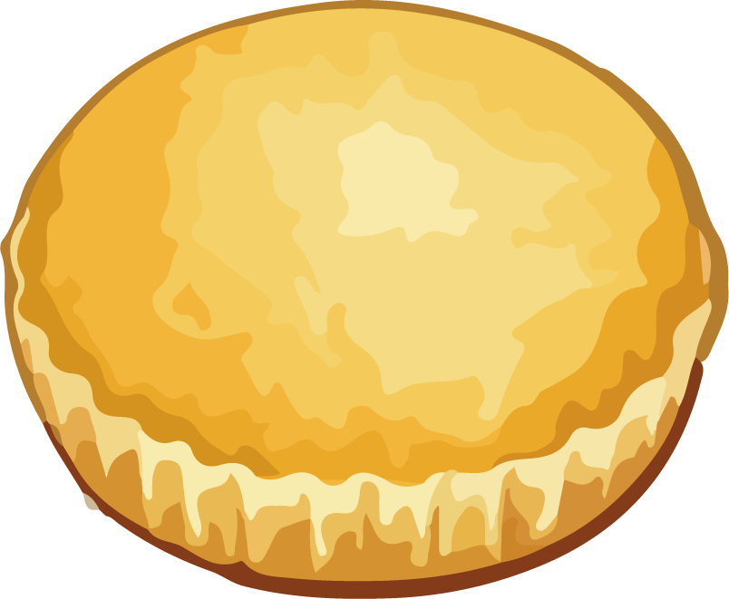 bread art drawing with watercolor vector