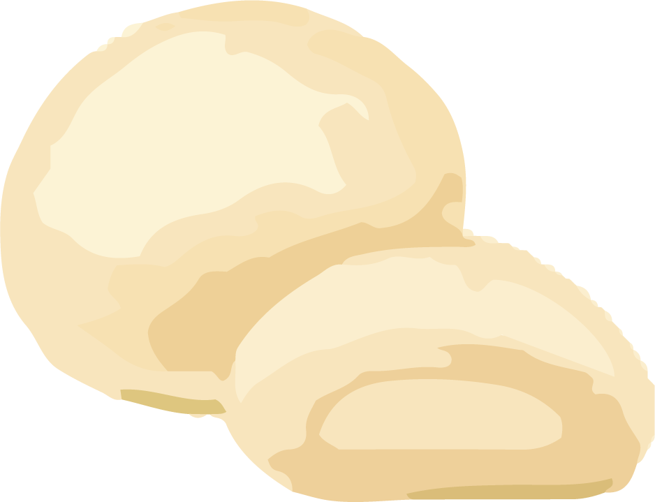 bread art drawing with watercolor vector