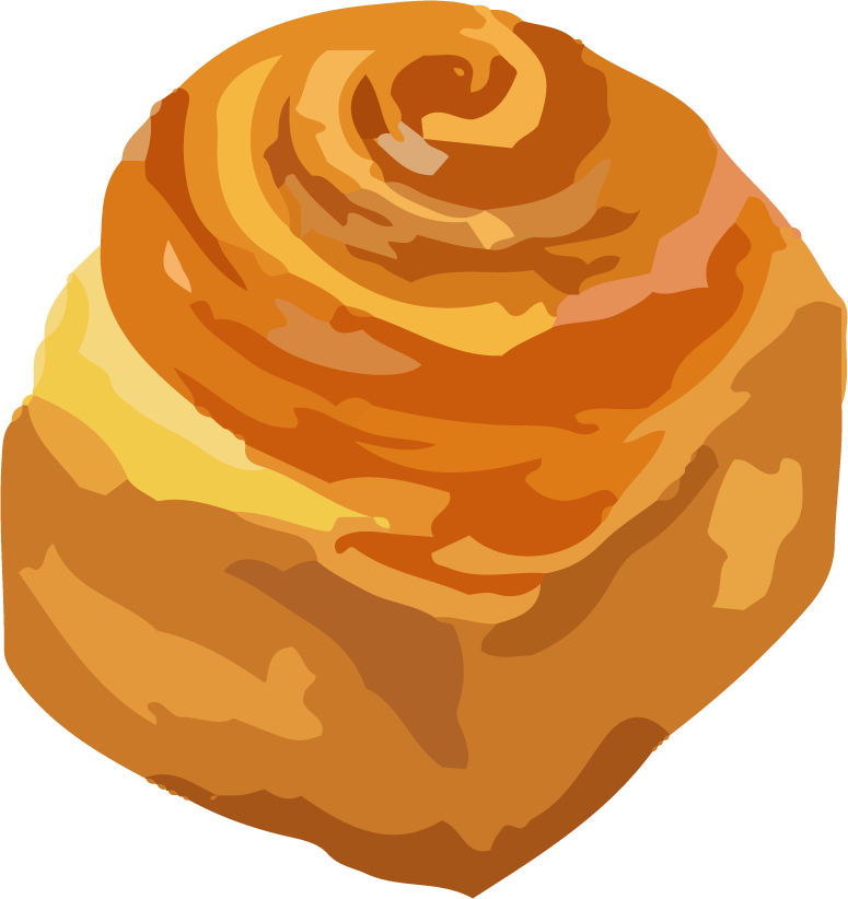 bread art drawing with watercolor vector