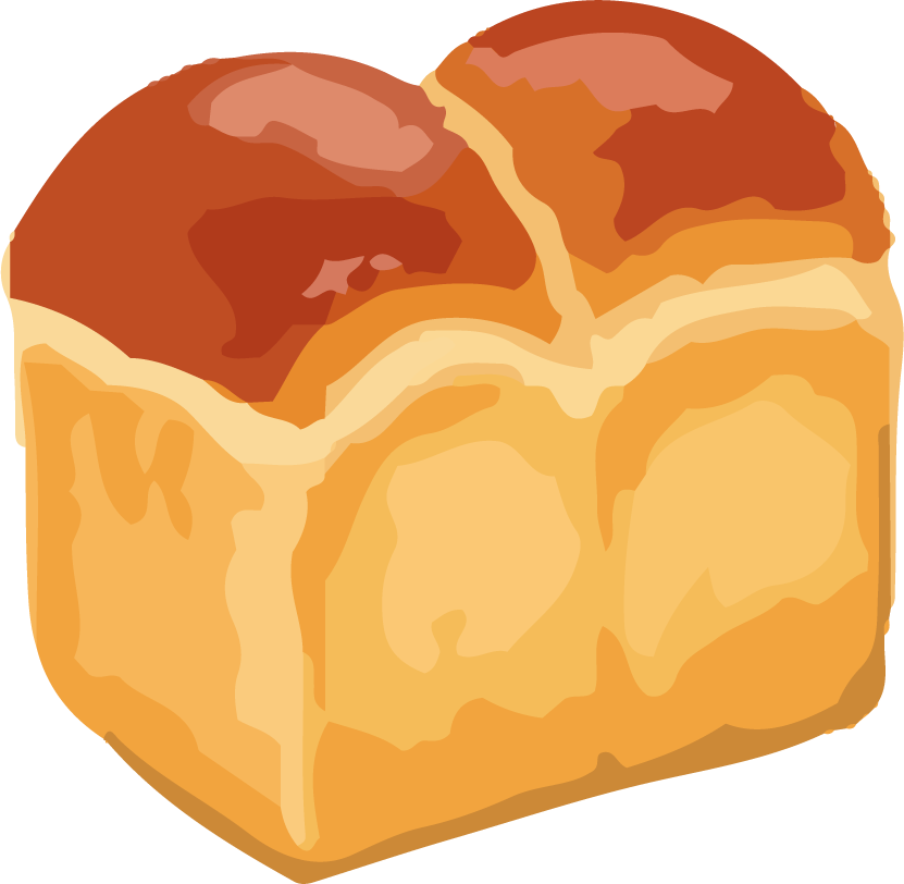 bread art drawing with watercolor vector