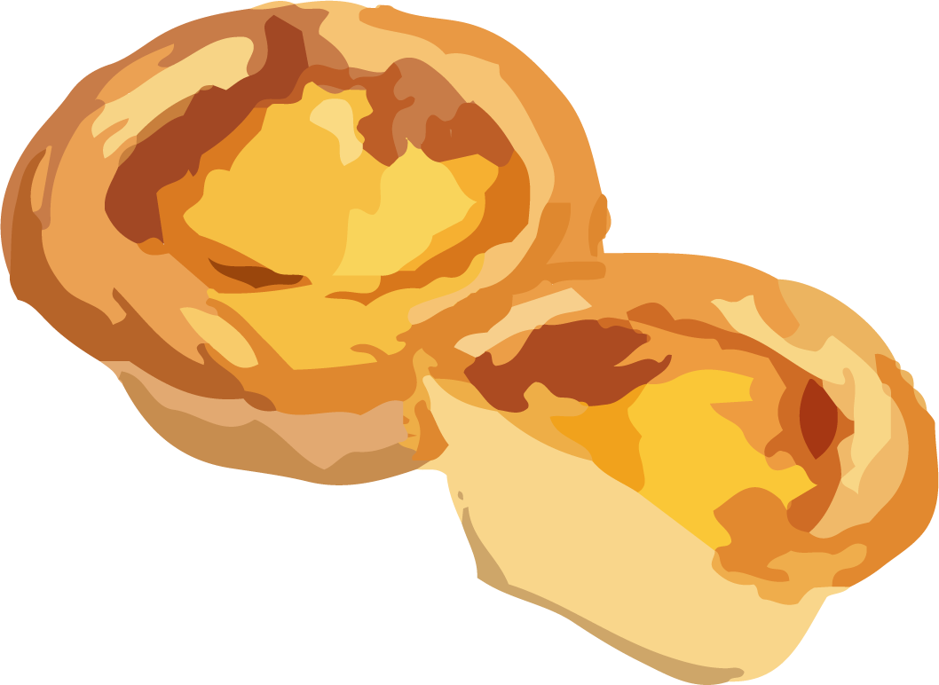 bread art drawing with watercolor vector