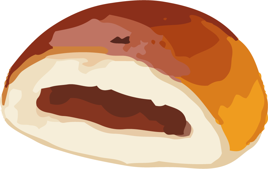 bread art drawing with watercolor vector