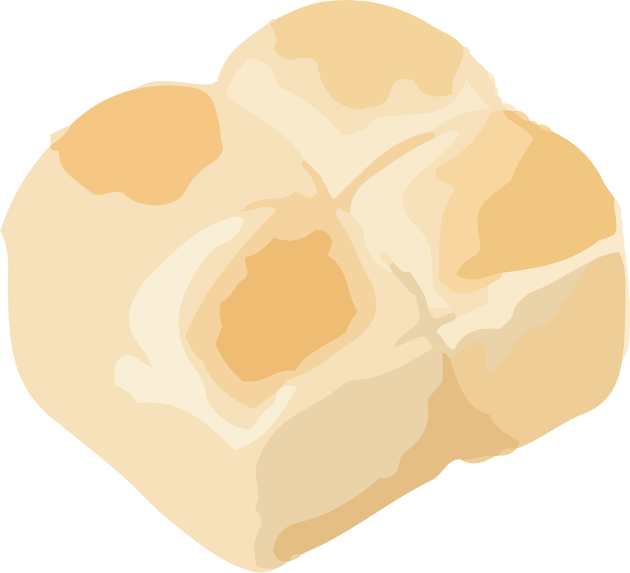 bread art drawing with watercolor vector