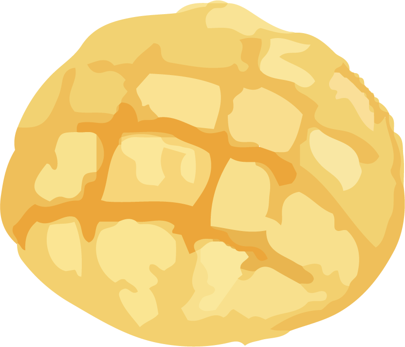 bread art drawing with watercolor vector